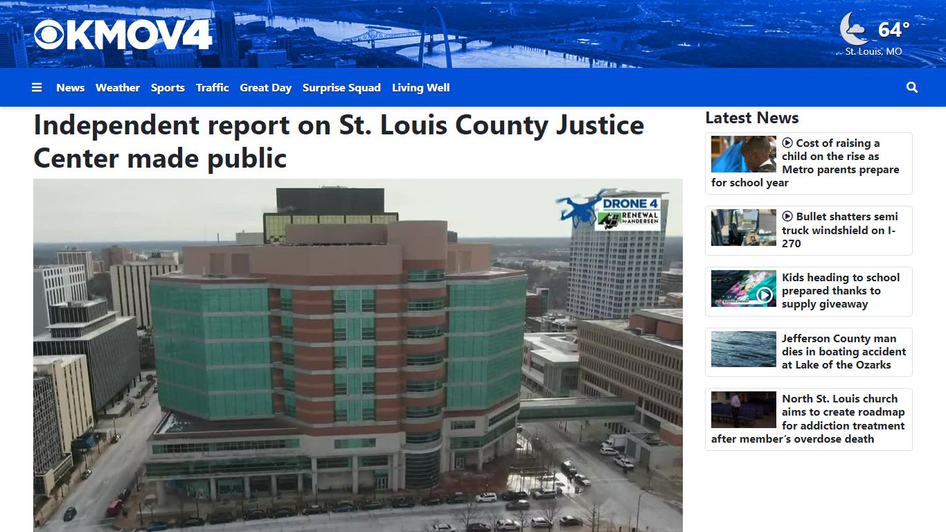 Independent report on St. Louis County Justice Center made public - KMOV